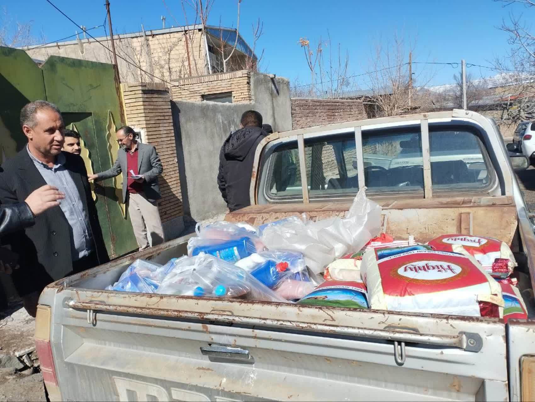 توزیع بسته های معیشتی در بین خانواده‌های نیازمند زندانی