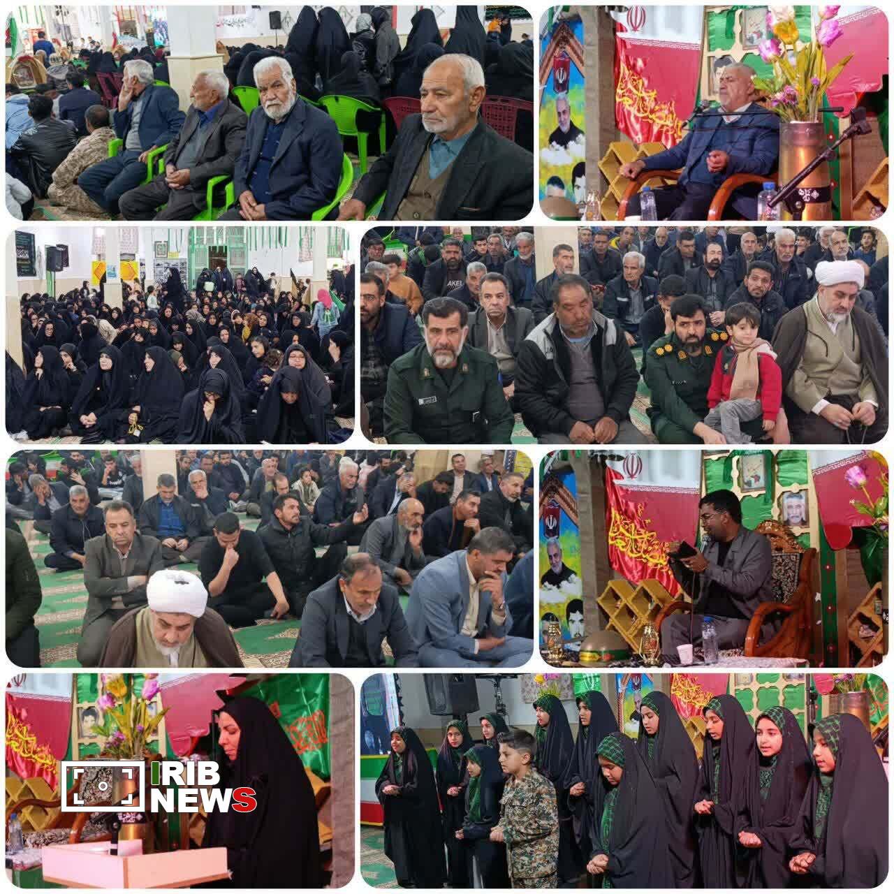 برگزاری یادواره شهدای بخش فردوس رفسنجان