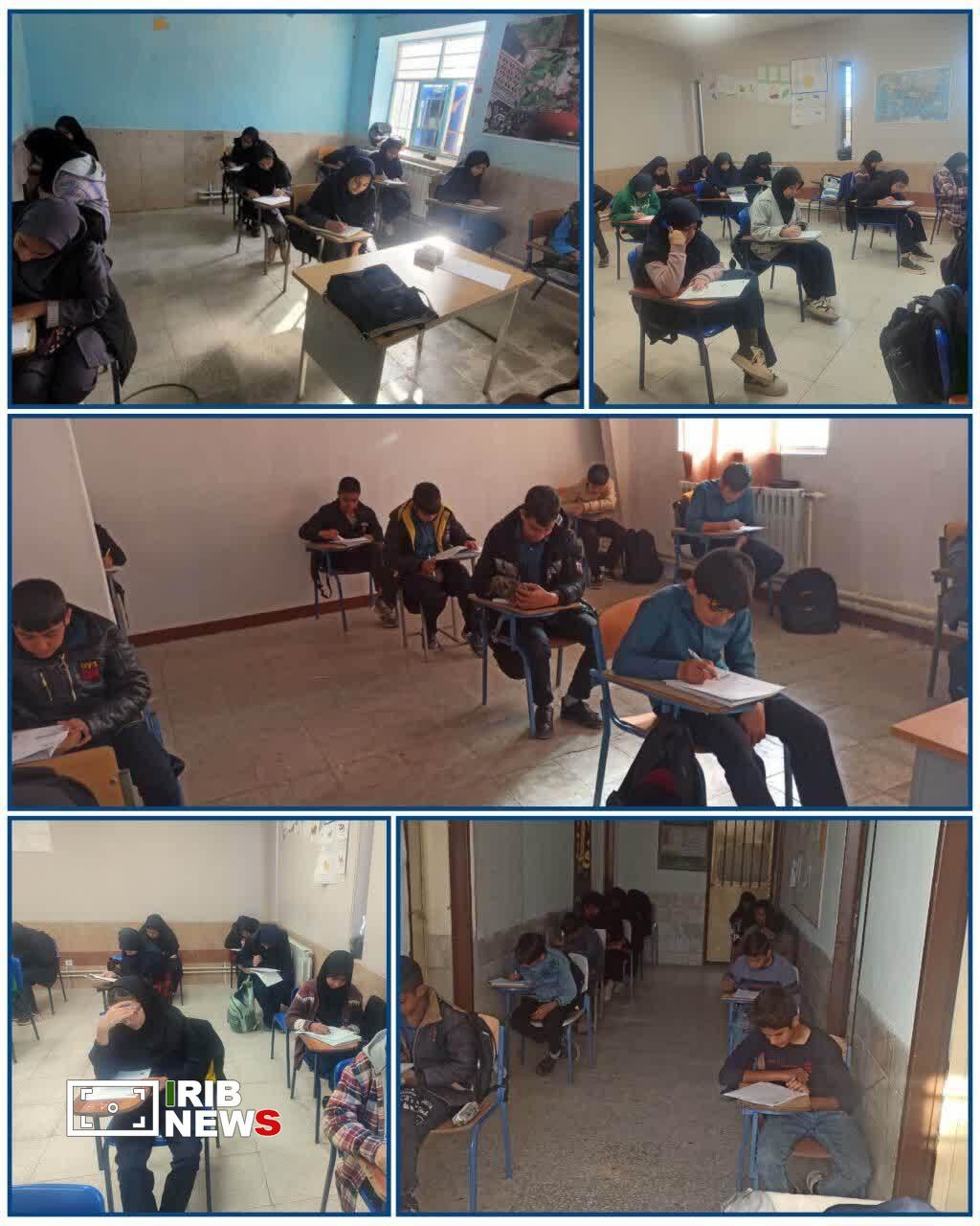 برگزاری سومین مرحله آزمون تیمز در مدارس متوسطه  گلباف