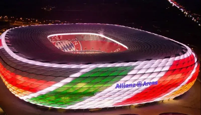 تغییر رنگ آلیانتس آره‌نا