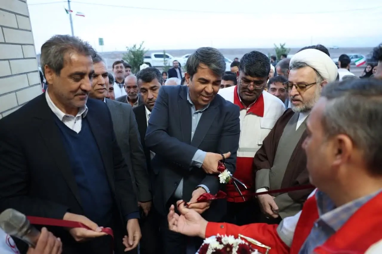 پایگاه اورژانس جاده‌ای شهدای مدافع سلامت ‌خورسند شهربابک افتتاح شد