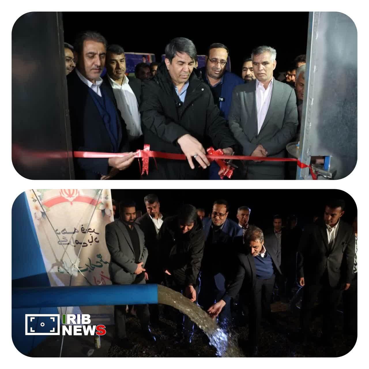 افتتاح و کلنگ‌زنی چندین طرح آبرسانی در شهربابک