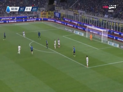 گل دوم یوونتوس به اینتر