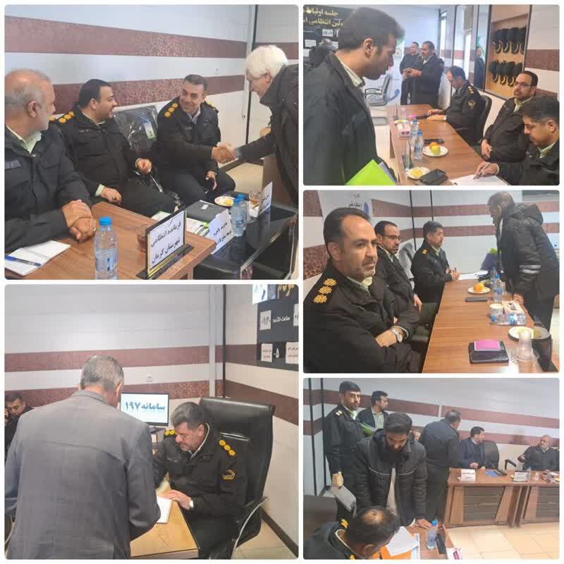 رسیدگی جانشین انتظامی استان به مشکلات شهروندان در سامانه ۱۹۷