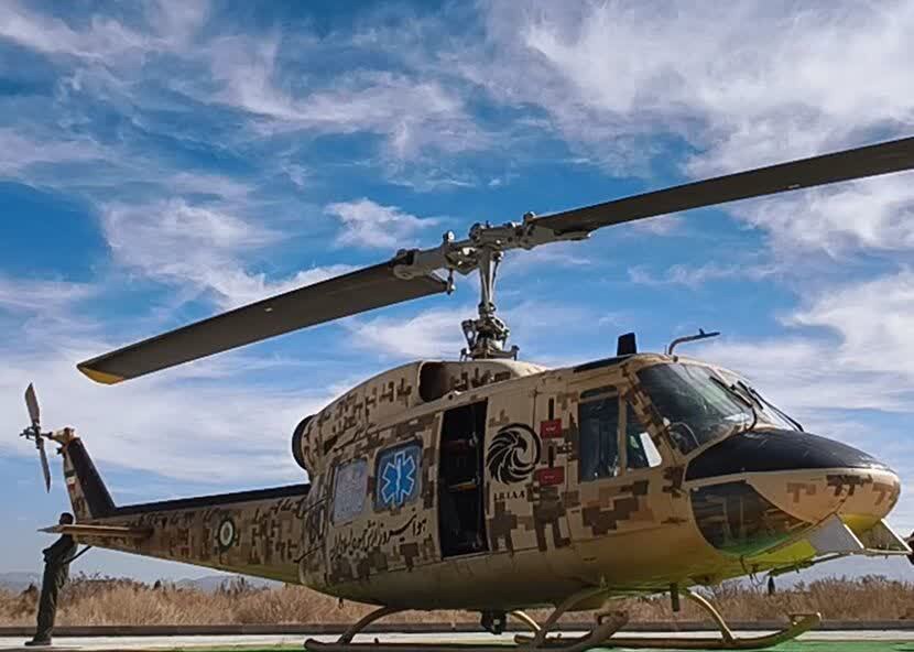 بالگرد اورژانس هوایی برای تسریع درمان جوان ۲۱ ساله به پرواز در آمد