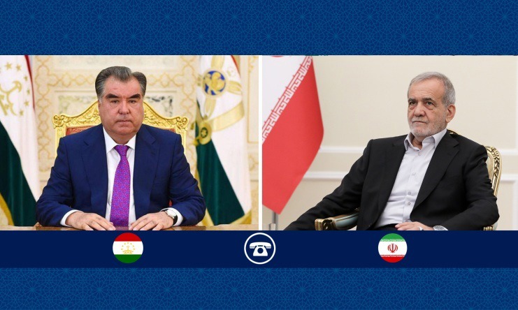 تأکید رؤسای جمهور ایران و تاجیکستان بر گسترش همکاری‌ها