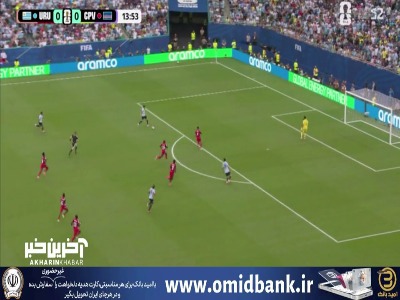 شوت والورده با اختلاف از کنار دروازه به بیرون رفت