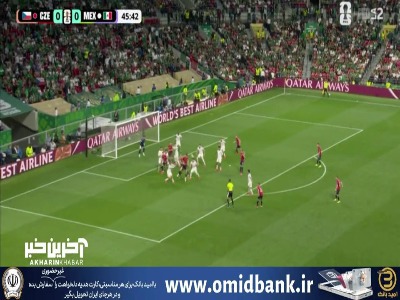 اولین موقعیت برای چک در نیمه دوم که توپ در دستان دروازه‌بان قرار گرفت