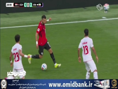بیرانوند شوت بازیکن مصر را در آغوش گرفت