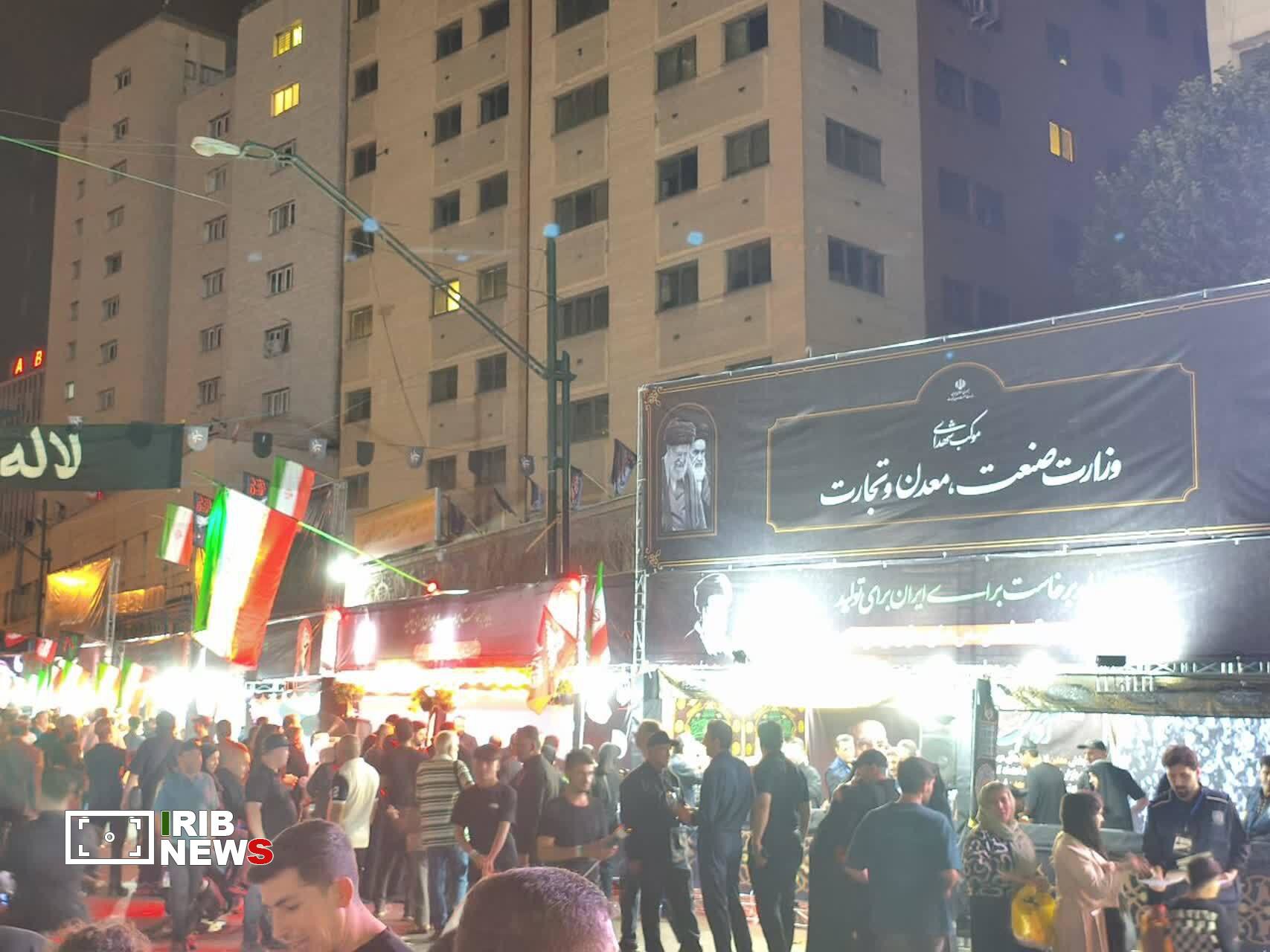 استقرار ۱۰۰ موکب کرمانی در تهران برای خدمت‌رسانی به زائران «امام شهید»