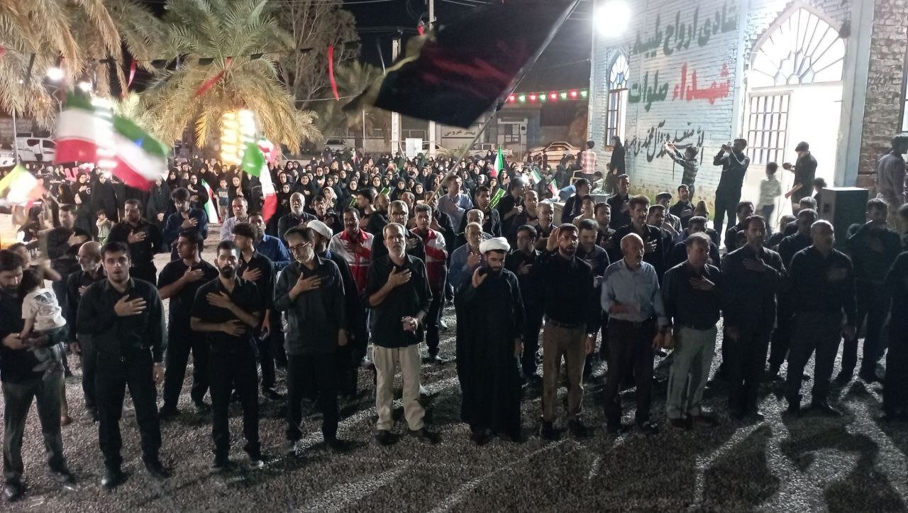 عزاداری فهرجی ها در شب تدفین «آقای شهید ایران»