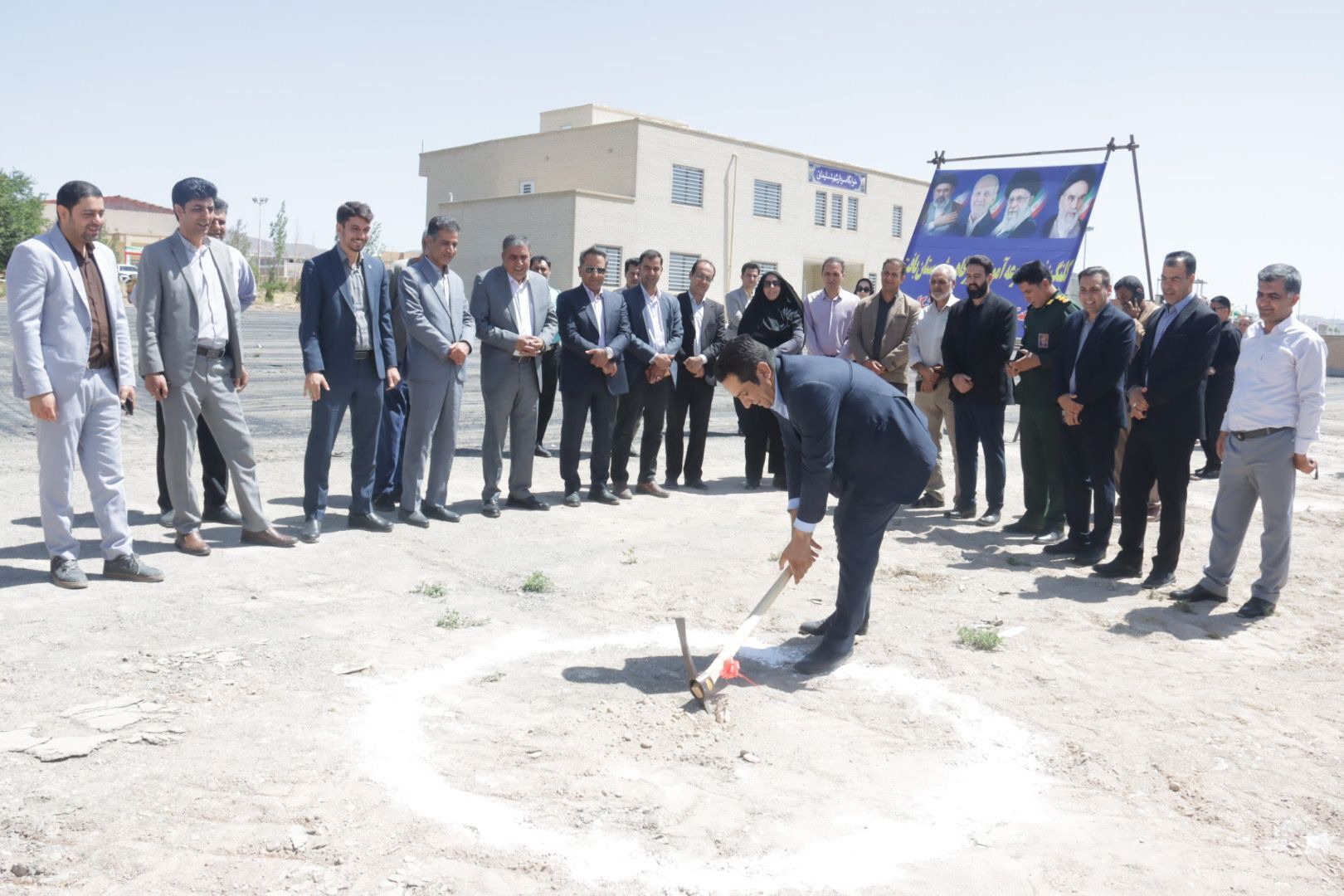 کلنگ احداث مجتمع آموزشی-رفاهی خیّرساز فرهنگیان