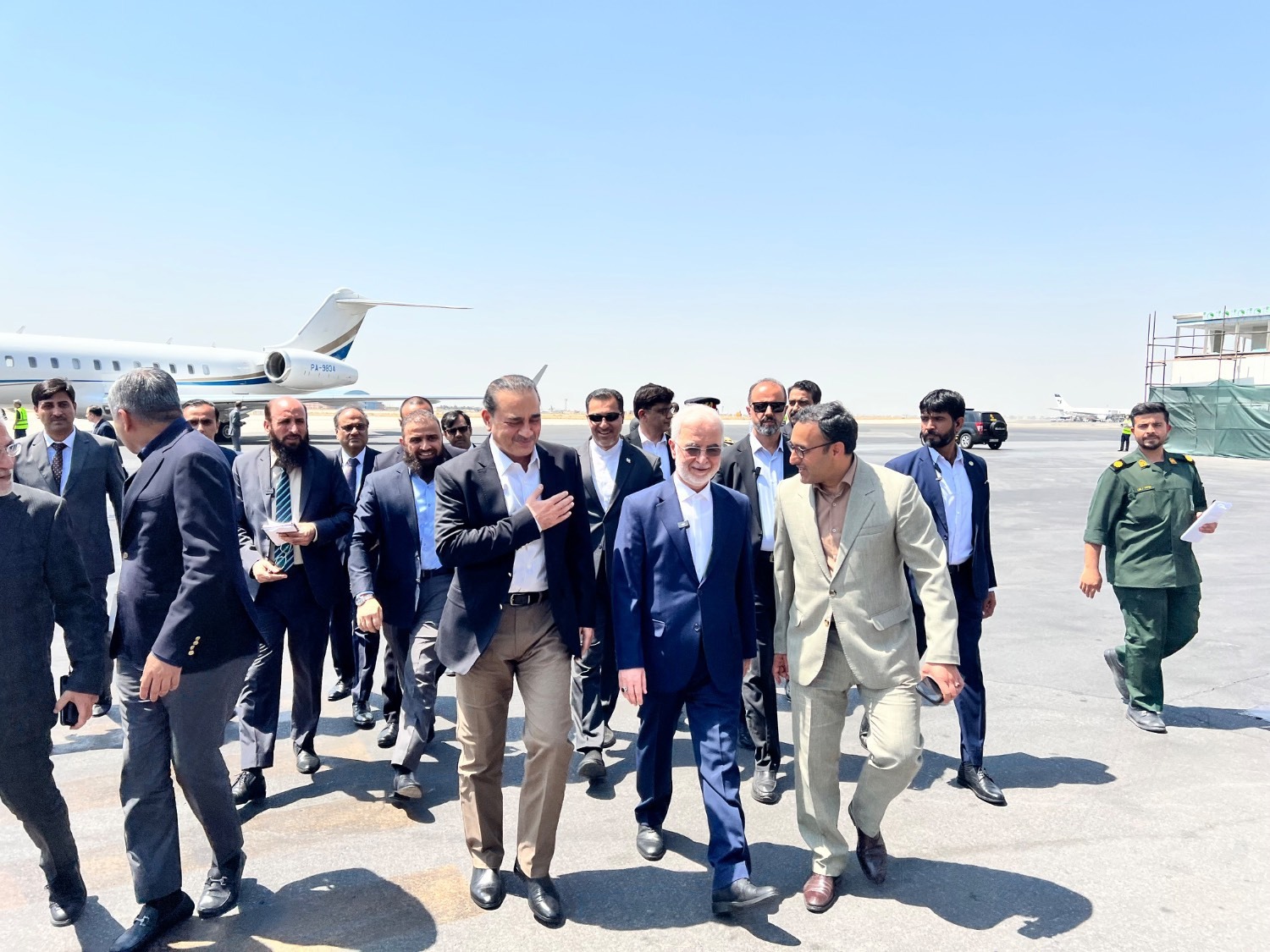ورود فرمانده ارتش پاکستان به تهران