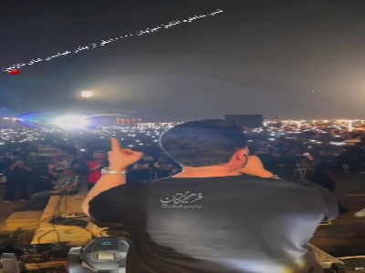 لحظاتی از کنسرت فرزاد فرزین در بندرعباس