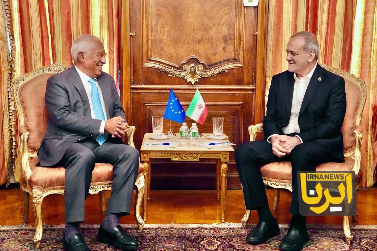 رئیس جمهور ایران با رئیس شورای اروپا دیدار و گفتگو کرد