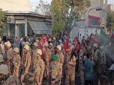 جلوه وحدت و ولایتمداری مردم بهار در رزمایش «جان‌فدا»