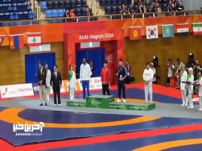 اهدای مدال برنز مهدی بالی