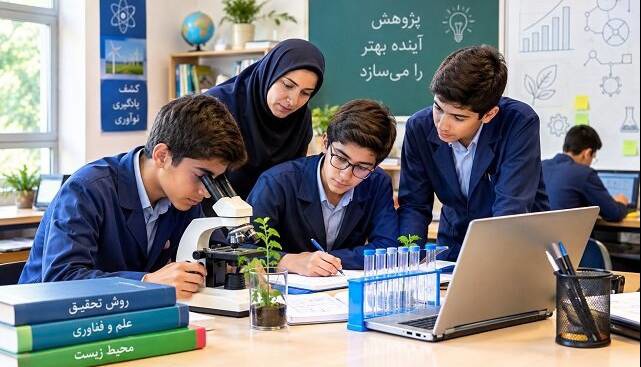 الگویی برای تبدیل مدارس متوسطه به محیط‌های پژوهش‌محور