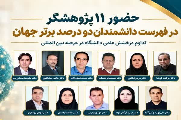 پژوهشگران کرمان در فهرست دانشمندان برتر جهان