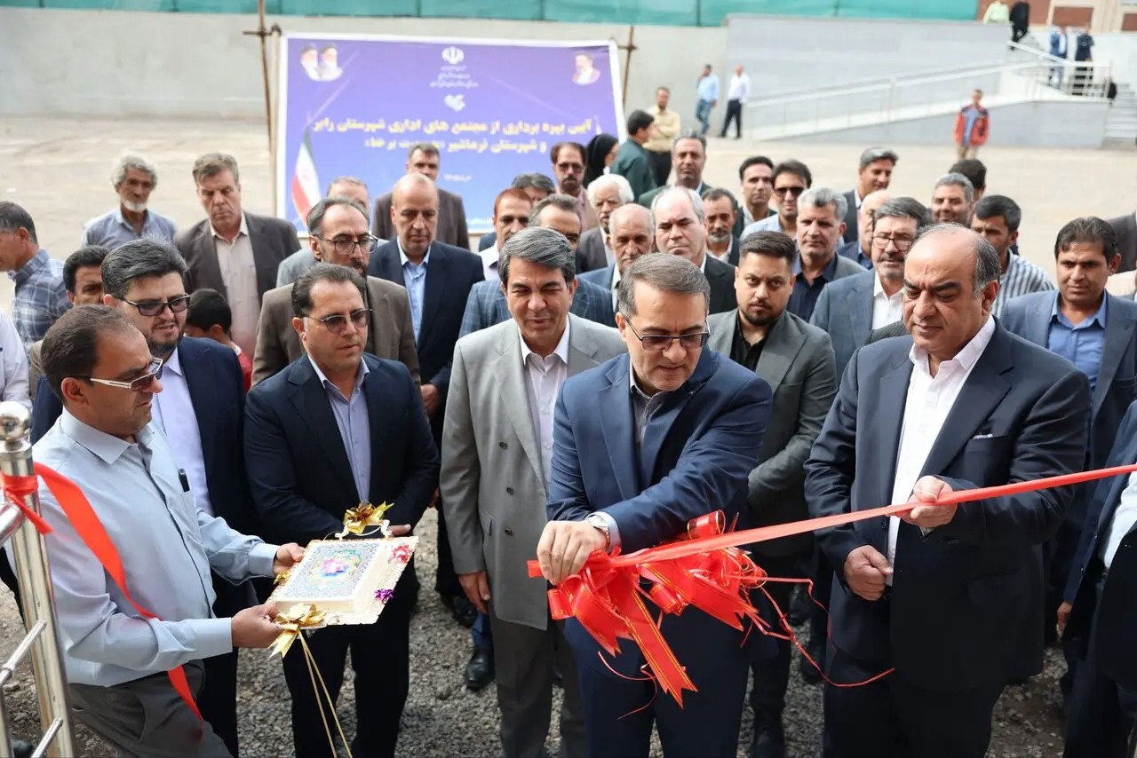بهره‌برداری از مجتمع‌های اداری شهرستان‌های رابر و نرماشیر