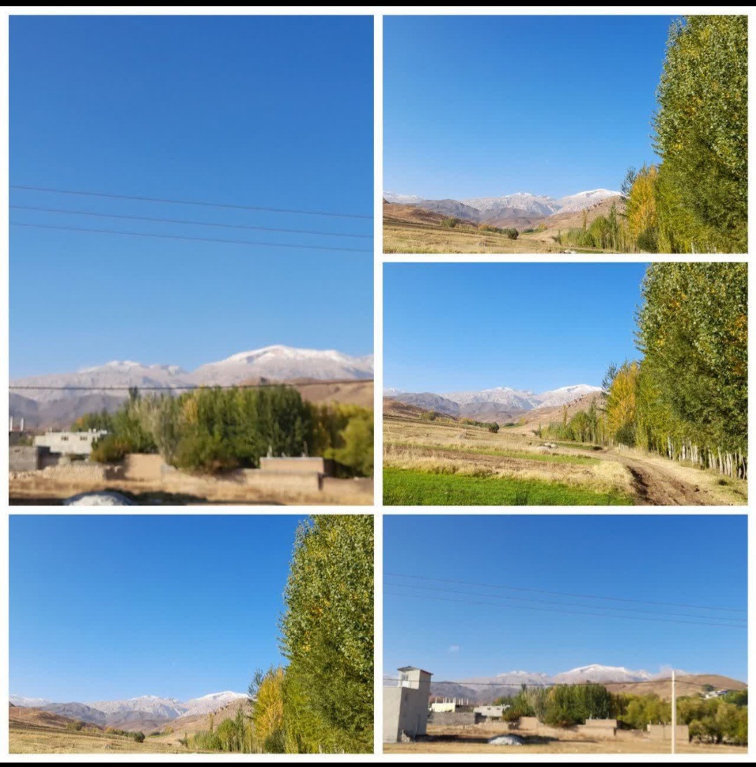 بارش نخستین برف پاییزی در زردکوه بختیاری
